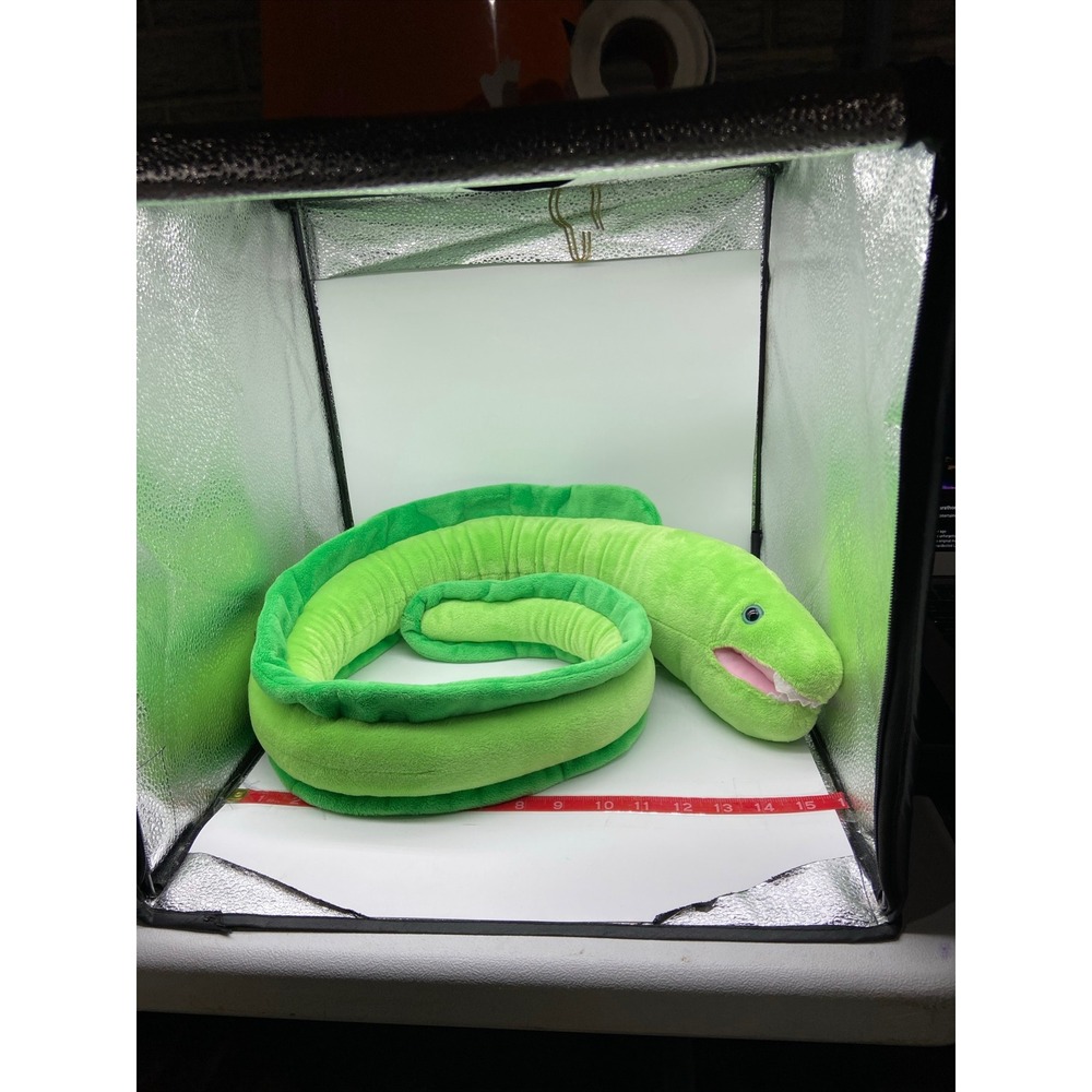 The Petting Zoo Green Moray‎ Eel Plush Stuffed Animal 52 Inch Long 2014